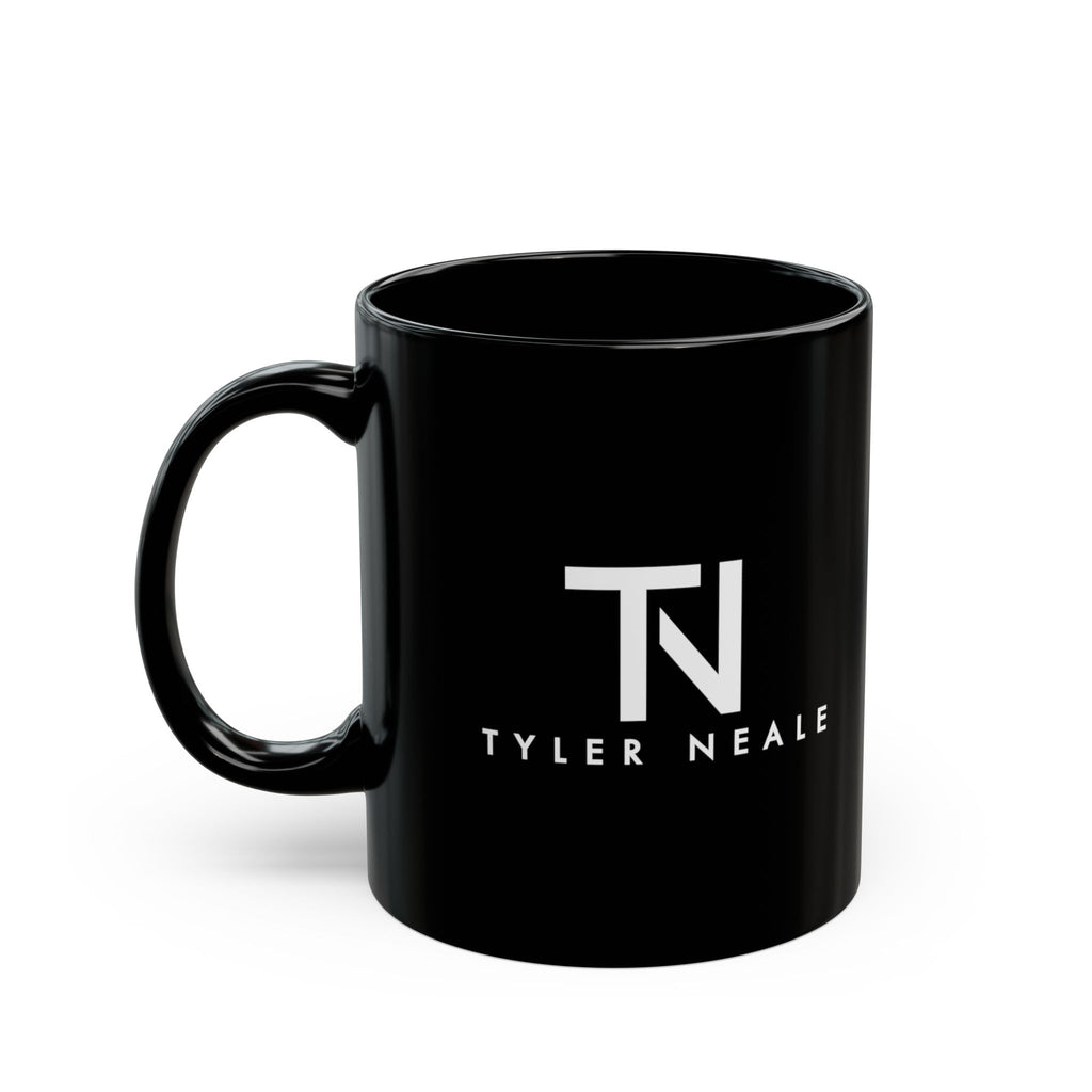 "Let’s Dive In" LA Skyline Mug Black by Tyler Neale Shop