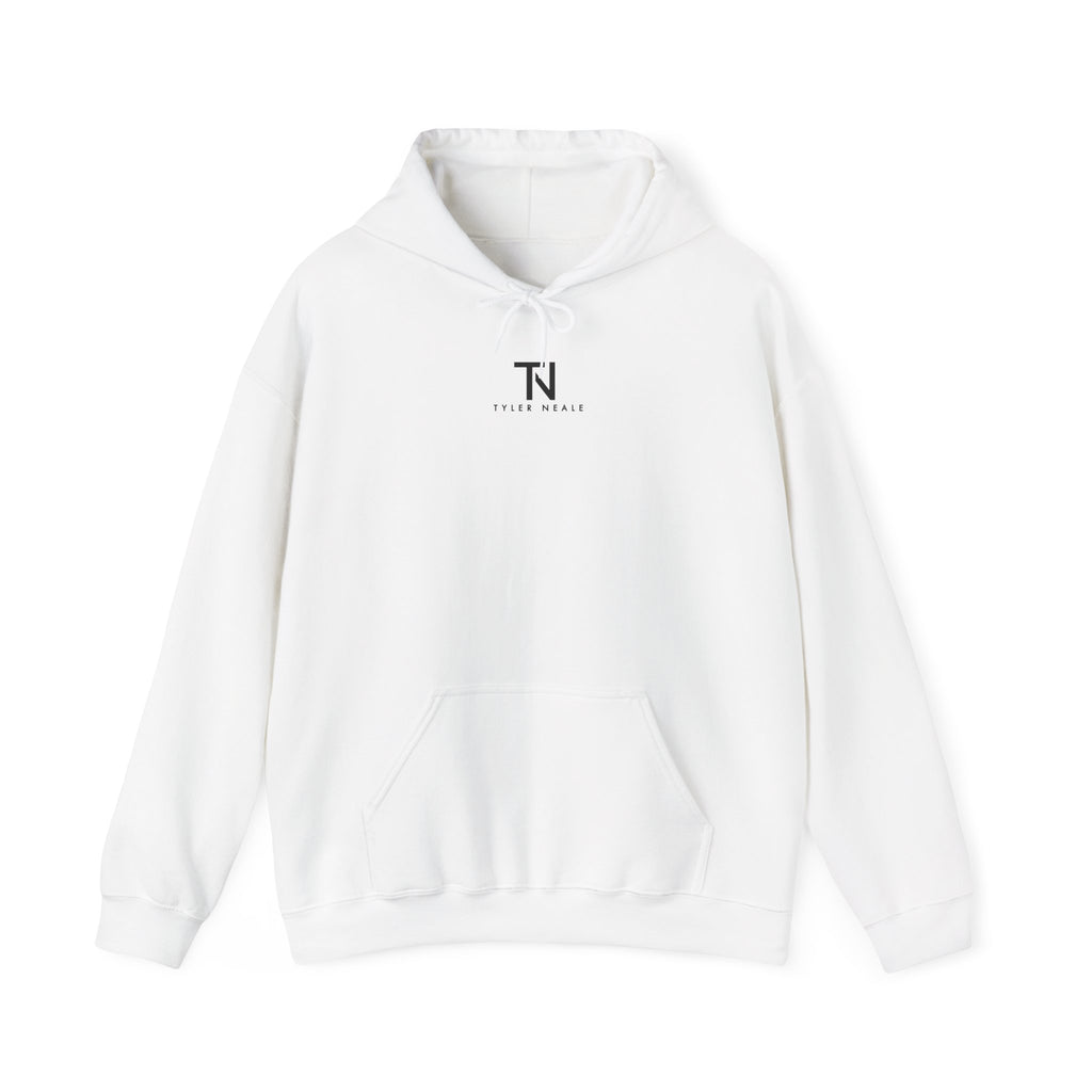 "Let’s Dive In" LA Skyline Lightweight Hoodie White by Tyler Neale Shop
