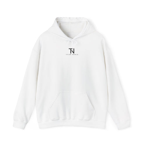 "Let’s Dive In" LA Skyline Lightweight Hoodie White by Tyler Neale Shop