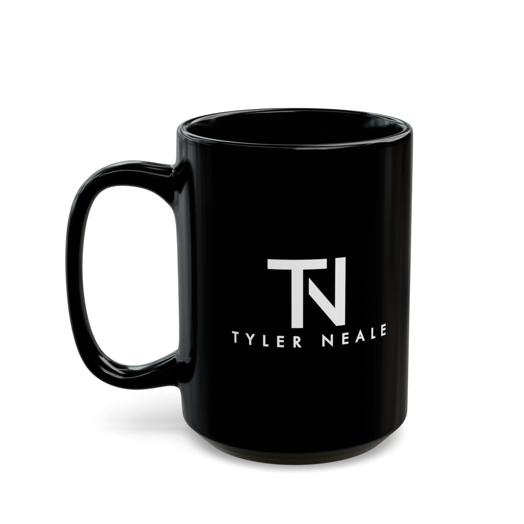 "Let’s Dive In" LA Skyline Mug Black by Tyler Neale Shop