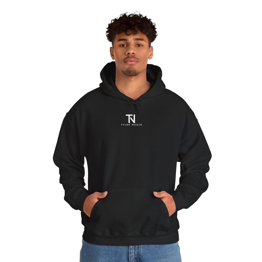 "Let’s Dive In" LA Skyline Lightweight Hoodie Black by Tyler Neale Shop
