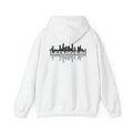"Let’s Dive In" LA Skyline Lightweight Hoodie White by Tyler Neale Shop