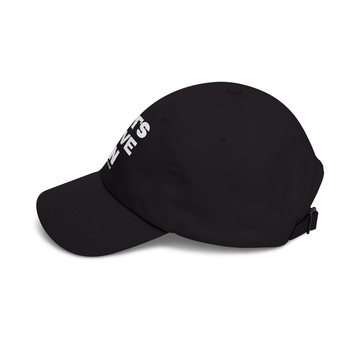 "Let's Dive In" Embroidered Hat Black by Tyler Neale Shop