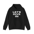 "Let’s Dive In" Lightweight Hoodie Black by Tyler Neale Shop