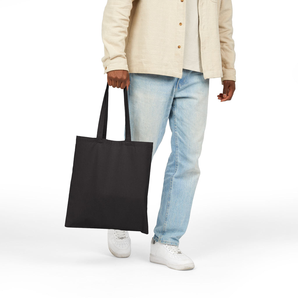 "Let’s Dive In" LA Skyline Canvas Tote Black by Tyler Neale Shop
