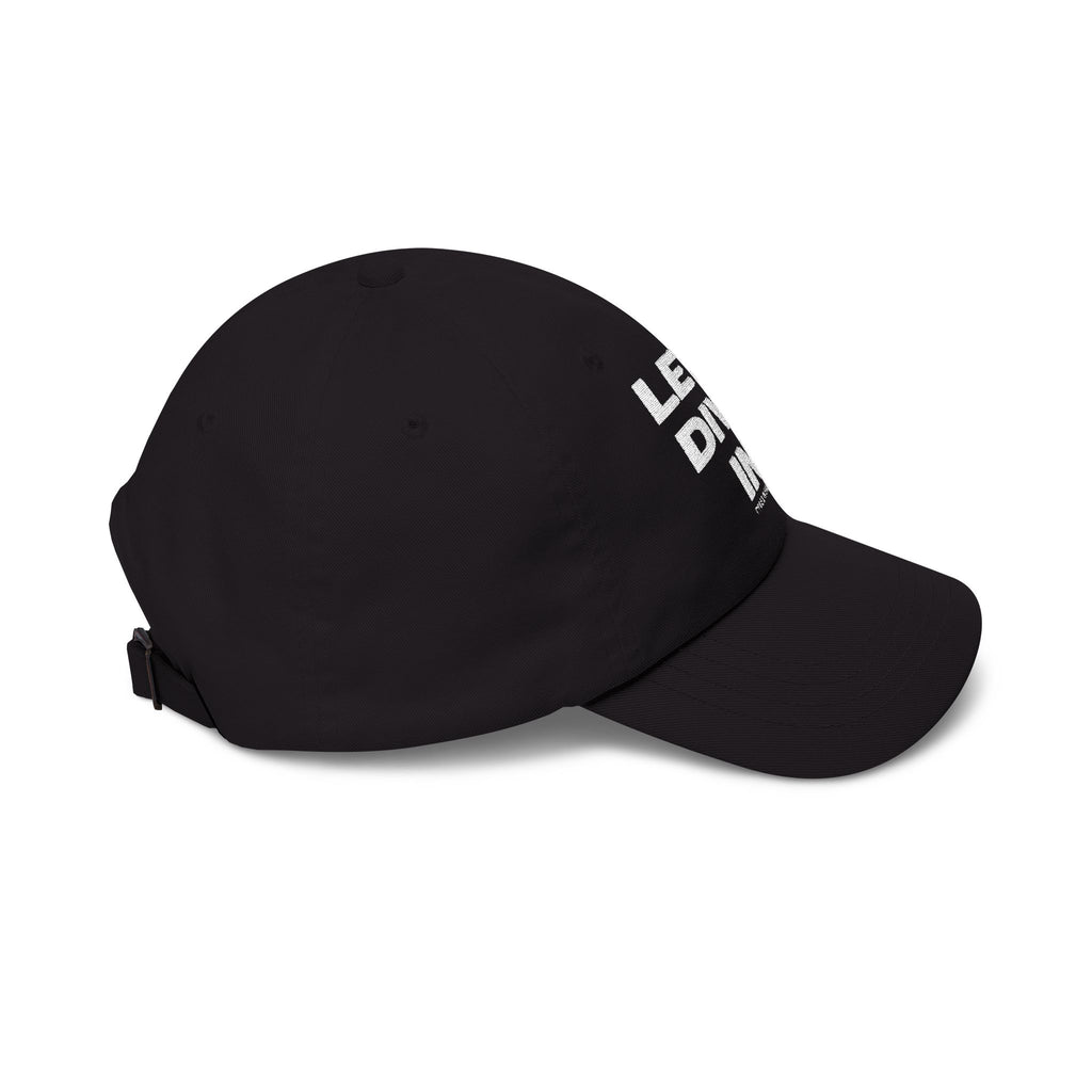 "Let's Dive In" Embroidered Hat Black by Tyler Neale Shop