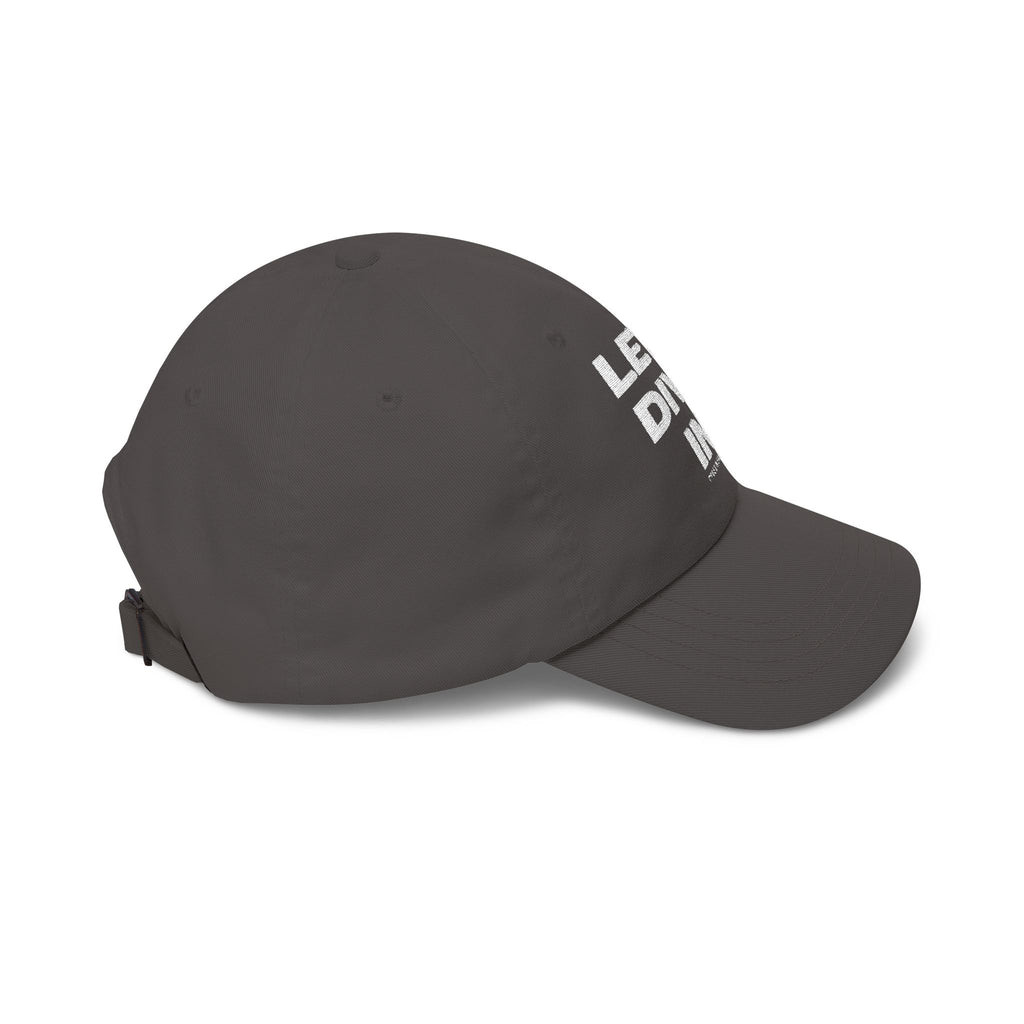 "Let's Dive In" Embroidered Hat Gray by Tyler Neale Shop