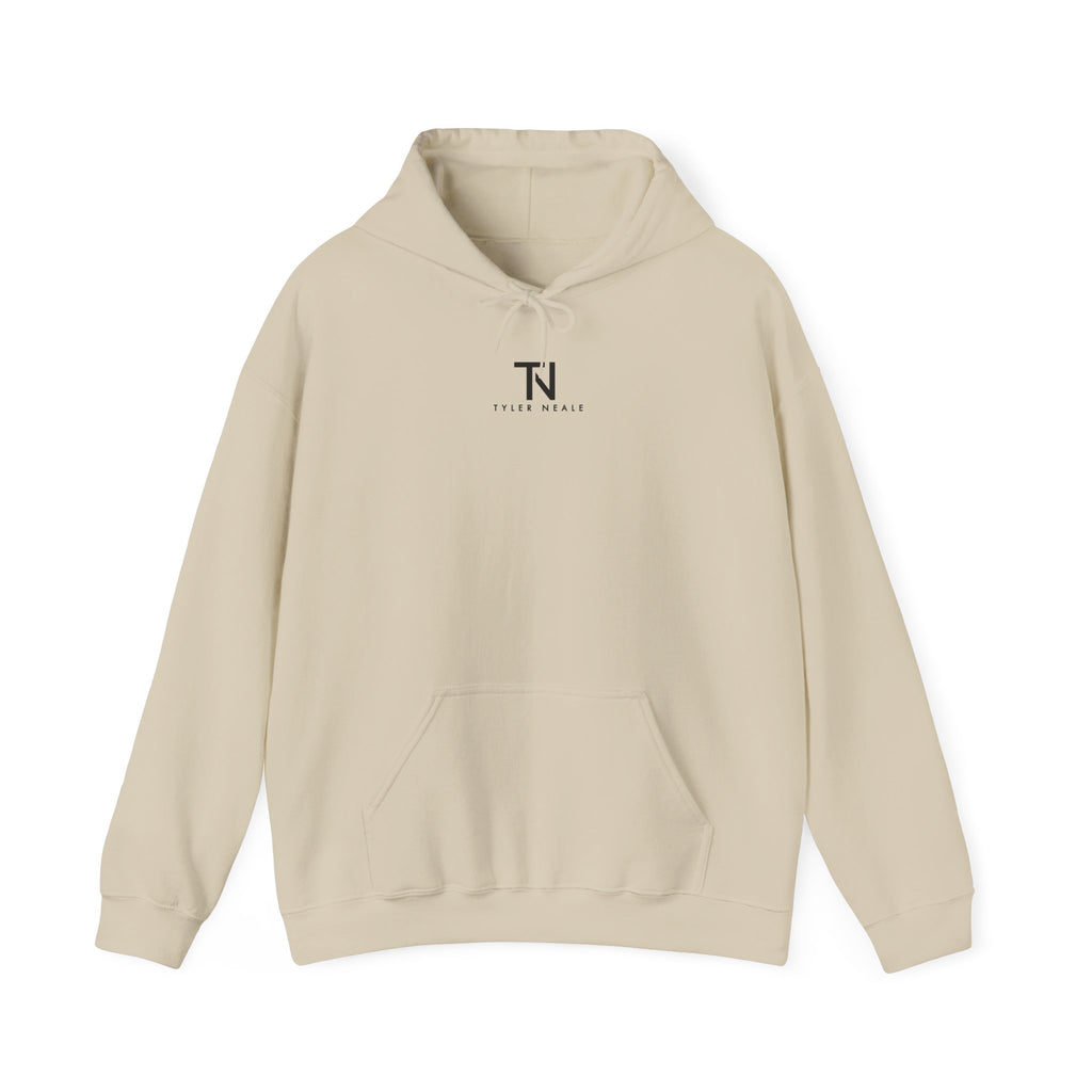 "Let’s Dive In" LA Skyline Lightweight Hoodie Sand by Tyler Neale Shop