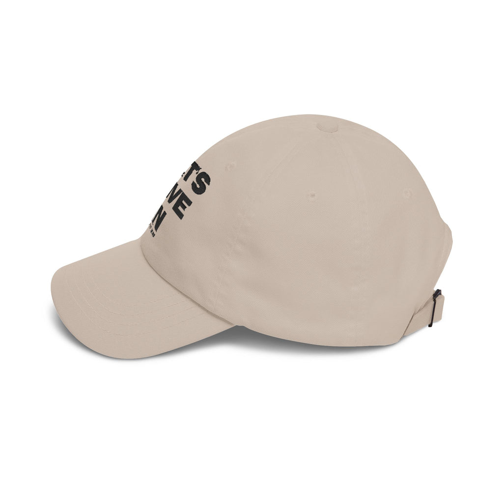 "Let's Dive In" Embroidered Hat Stone by Tyler Neale Shop