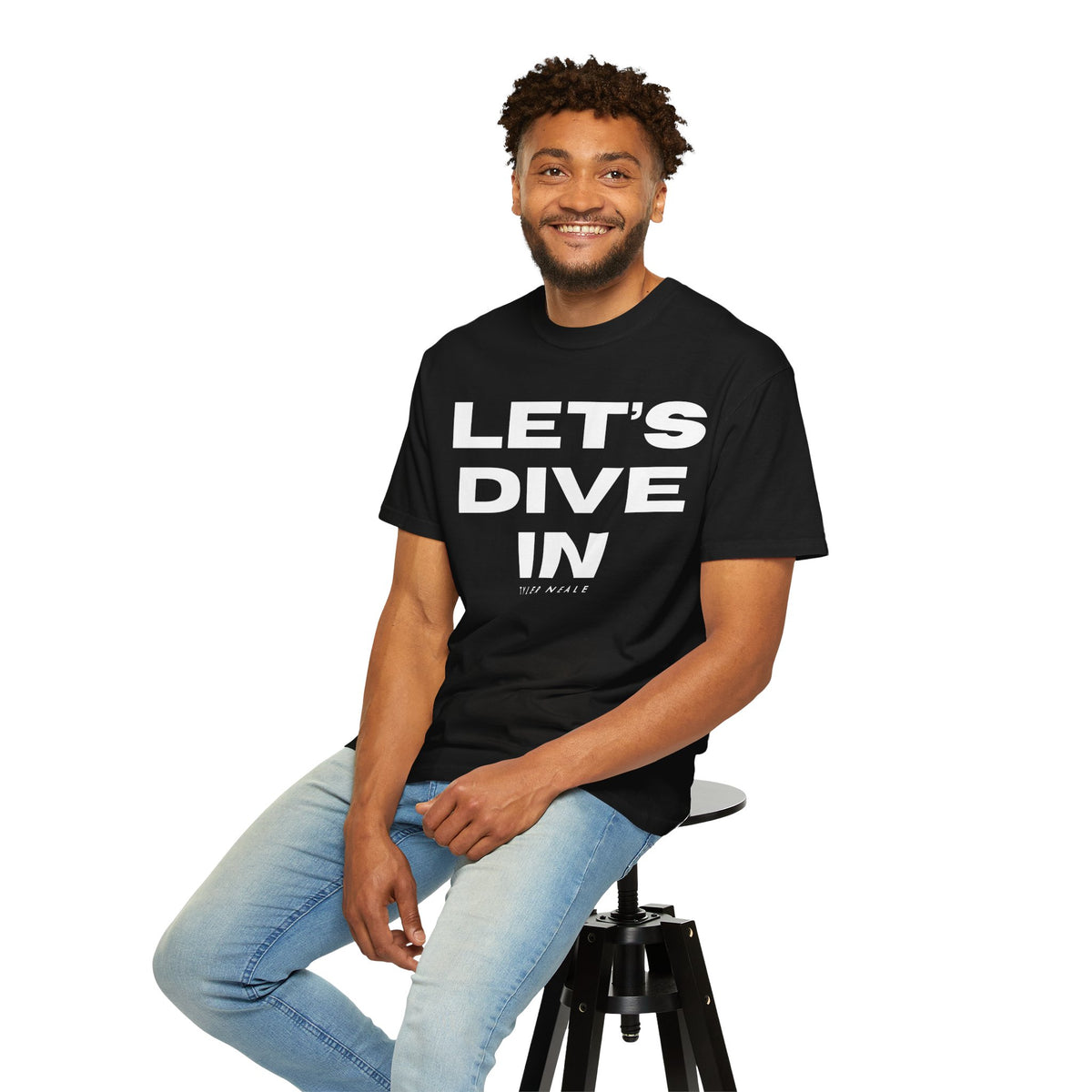 "Let's Dive In" T-Shirt Black by Tyler Neale Shop
