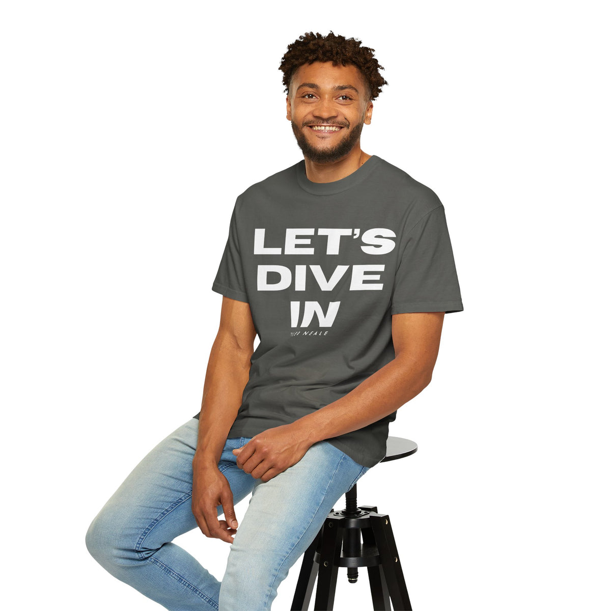 "Let's Dive In" T-Shirt Dark Gray by Tyler Neale Shop